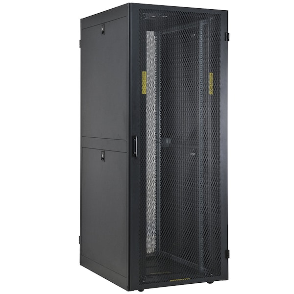 Electriduct Server Cabinet 42U with Metal Mesh Doors- 24" W x 32" D QWM-EPRO-SC-42U-32D